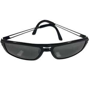 Maui Jim MJ131-02 Islanders Polarized Wrap Sunglasses Black